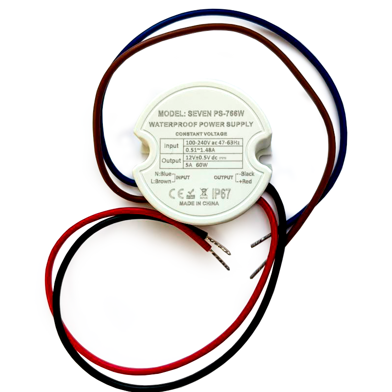 Блок питания 12В/5А SEVEN PS-766W