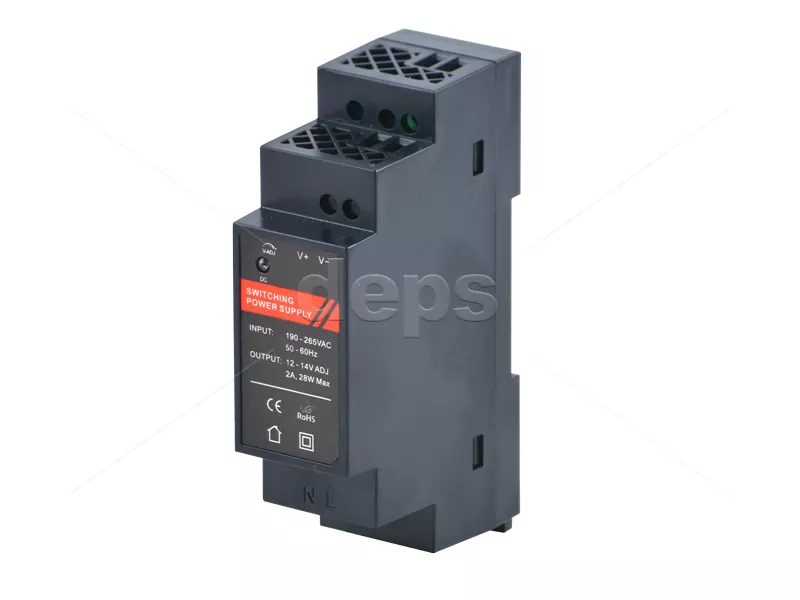 Блок живлення 12В/2A на DIN-рейку BestEn PS-12V/2A-01-DIN (24W) slim