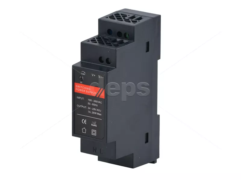 Блок живлення 24В/1A на DIN-рейку BestEn PS-24V/1A-01-DIN (24W) slim