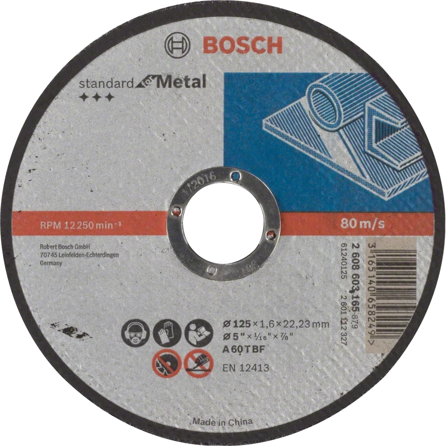 Bosch Standard for Metal 125x1.6x22.23