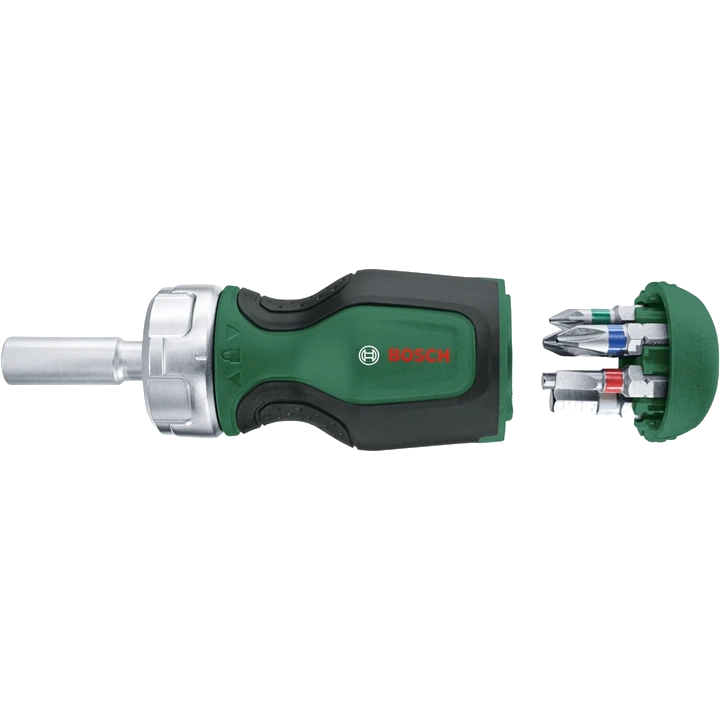 Bosch Stubby (1600A027PK) с трещоткой + 6 бит