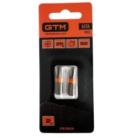Бита для шуруповерта GTM PH3, 25мм, 2шт. (SB-H3-25B)