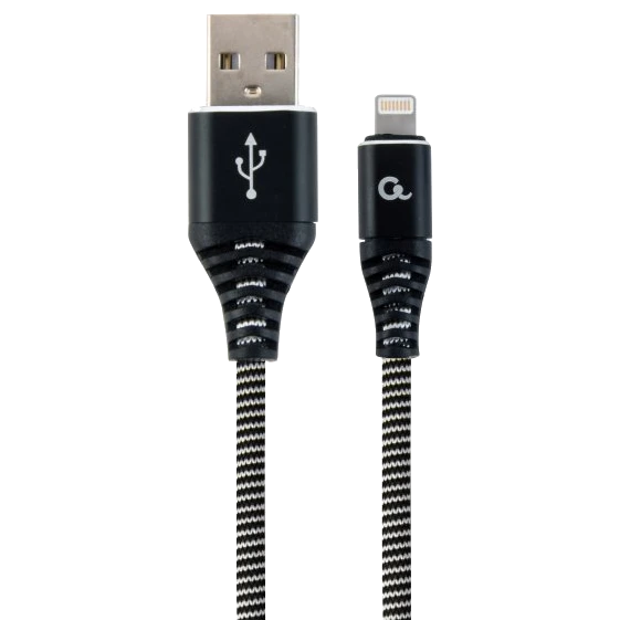 Cablexpert CC-USB2B-AMLM-1M-BW USB A - Lightning 1м