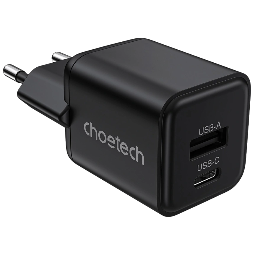 Choetech PD5012 mini Black PD30W GAN A+C
