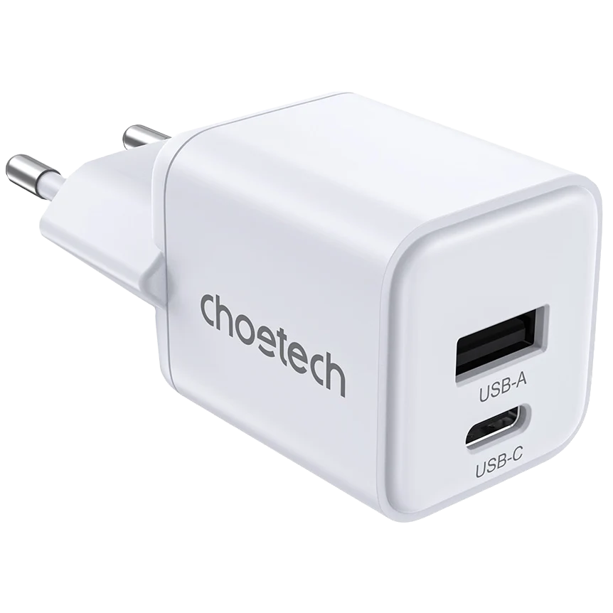 Choetech PD5012 mini White PD30W GAN A+C