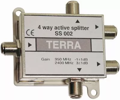 Чотириканальний активний дільник сигналу Terra SS002