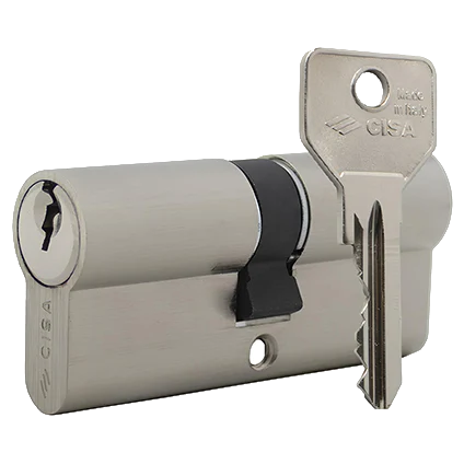 CISA C2000 70 (35*35) никель матовый 3 ключа