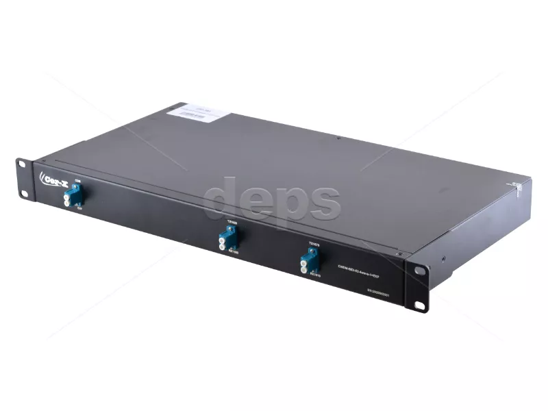 CWDM-BiDi-02-04wave+EXP, Мультиплексор/Демультиплексор 2 канали по одному волокну, 4 довжини хвиль с прохідним портом EXP CWDM-BiDi-02-4wave-1+EXP