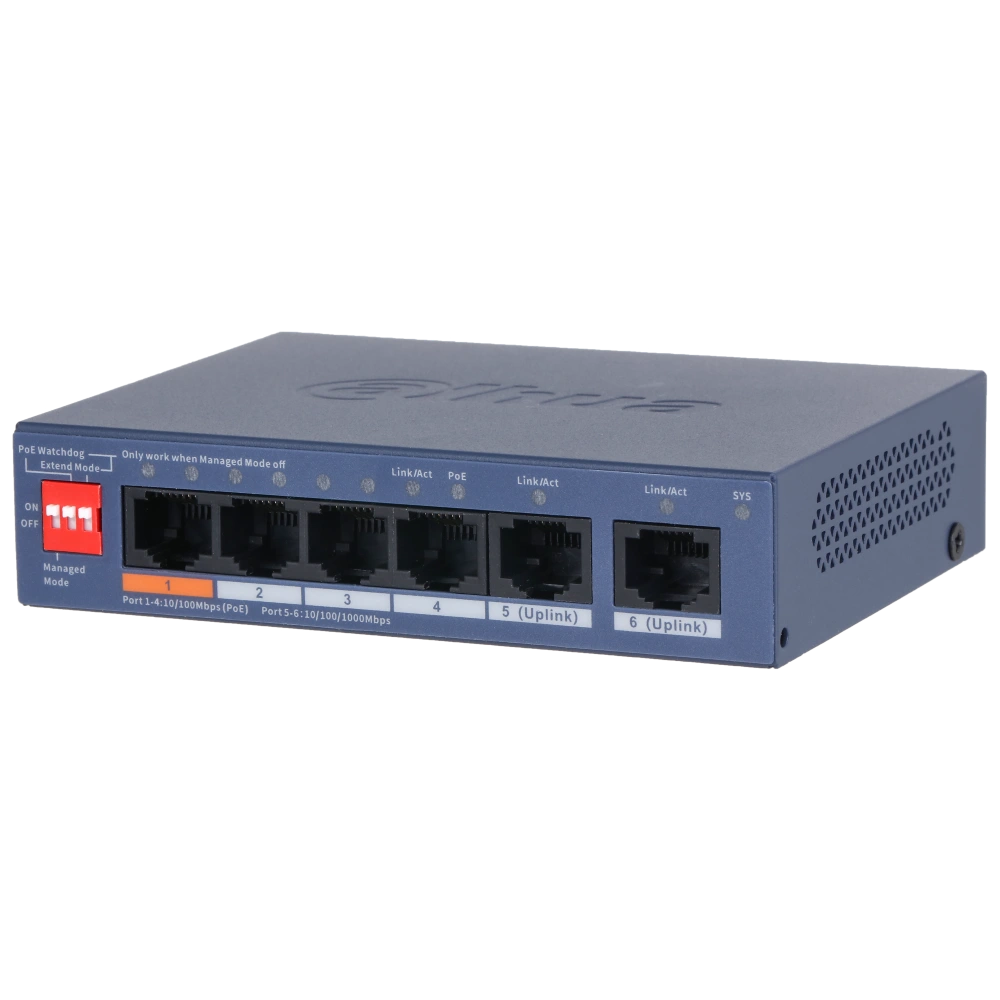 Dahua DH-CS4006-4ET2GT-60 PoE
