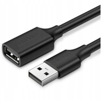 Дата кабель USB 2.0 AM/AF 1.5m US103 black Ugreen (10315)