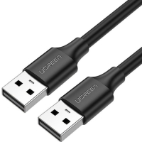 Дата кабель USB 2.0 AM/AM 1.5m US102 black Ugreen (10310)