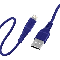 Дата кабель USB 2.0 AM to Lightning 1.2m blue Promate (powerline-ai120.blue)