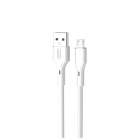 Дата кабель USB 2.0 AM to Micro 5P 1.0m 2.4A XO (CB-23UM)