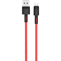 Дата кабель USB 2.0 AM to Micro 5P 1.0m 5A red XO (NB166-M-1-RD)