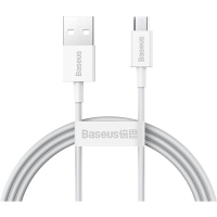 Дата кабель USB 2.0 AM to Micro 5P 2.0m Superior Fast Charging 2A white Baseus (CAMYS-A02)