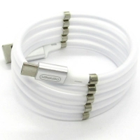 Дата кабель USB 2.0 AM to USB-C 1.0m 2.4A white Denmen (DN-D11T-WH)