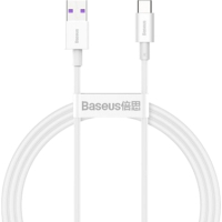 Дата кабель USB 2.0 AM to USB-C 1.0m 3A White Baseus (CATYS-02)
