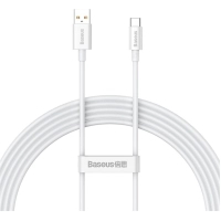 Дата кабель USB 2.0 AM to USB-C 1.5m Superior Fast Charging 100W moon white Baseus (P10320102214-02)