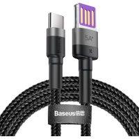 Дата кабель USB AM to USB-C 1.0m 40W gray/black Baseus (CATKLF-PG1)