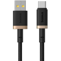 Дата кабель USB AM to USB-C 2.0m 60W black/gold Baseus (P10377802U01-02)