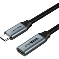 Дата кабель USB-C M/F 0.5m 5Gbps 60W 4K60Hz Cabletime (CA913664)