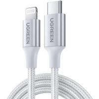 Дата кабель USB-C to Lightning 1.0m 3A 60W US304 white Ugreen (70523)
