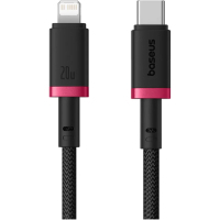 Дата кабель USB-C to Lightning 2.0m 20W red+black Baseus (P10377800U01-03)
