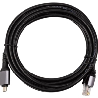 Дата кабель USB-C to RJ45 Ethernet 3.0m PowerPlant (CA914937)