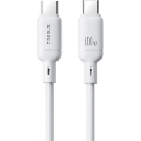 Дата кабель USB-C to USB-C 1.0m 100W white Baseus (P10377704213-00)