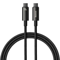 Дата кабель USB-C to USB-C 1.0m 240W Black Baseus (CAWJ040001)