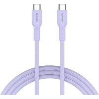 Дата кабель USB-C to USB-C 1.0m OnWire 60CL C-C 60W COLOR Braided 1m Purple Canyon (CND-CCAP60AB10PU)