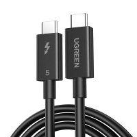 Дата кабель USB-C to USB-C 1.0m Thunderbolt 5 240W 5A 120Gbps 16/8/4K L703 black Ugreen (45996)