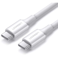 Дата кабель USB-C to USB-C 1.0m US300 20V/5A 100W White Ugreen (60551)