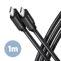 Дата кабель USB-C to USB-C 1.0m v3.2 Gen 1 PD 60W 3A black AXAGON (BUCM3-CM10AB)