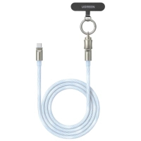 Дата кабель USB-C to USB-C 1.2m 60W blue Ugreen (35511)