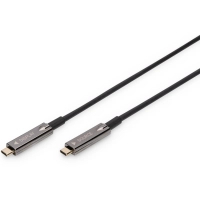 Дата кабель USB-C to USB-C 10.0m AOC 4K60Hz HDR Dolby Vision HDR10 3D 21.6Gbps Digitus (AK-330160-100-S)