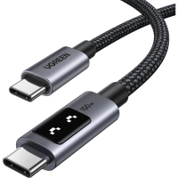 Дата кабель USB-C to USB-C 2.0m PD 100W display L509 black Ugreen (35512)