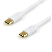 Дата кабель USB-C to USB-C 3.0m 60W 3A QC 3.0 white Atcom (AT-C30)