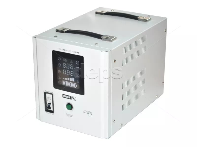 ДБЖ BestEn UPS-1050W-12V для LifePO4 (1050 Вт, зовнішня батарея 12В, струм заряду 20A/30А)