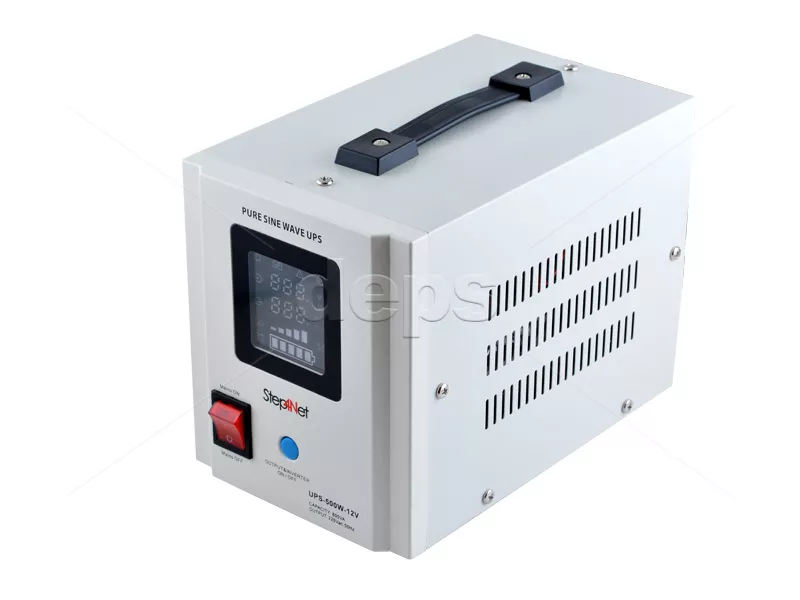 ДБЖ Step4Net UPS-500W-12V (500 Вт, зовнішня батарея 12В, струм заряду 5A/10A)