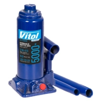 Домкрат Vitol DB-05004/T90504, телескопічний, гідравлічний, 5т, min 216мм, max 413мм (DB-05004)