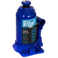 Домкрат Vitol DB-10002H/JX105S, телескопічний, гідравлічний, 10т, min 190мм, max 350мм (DB-10002H)