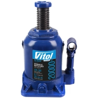 Домкрат Vitol DB-20002H/JX0111, телескопический, гидравлический, 20т, min 185мм, max 350мм (DB-20002H / JX0111)