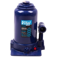 Домкрат Vitol DB-60002C/TF0602, телескопический, гидравлический, 6т, 2 цилиндра, min 215мм, max 495мм (DB-60002C)