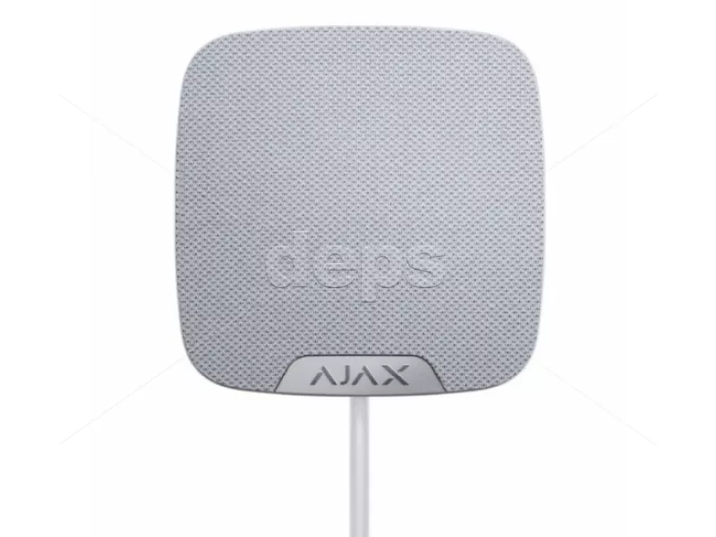 Дротова кімнатна сирена Ajax HomeSiren Fibra (white)