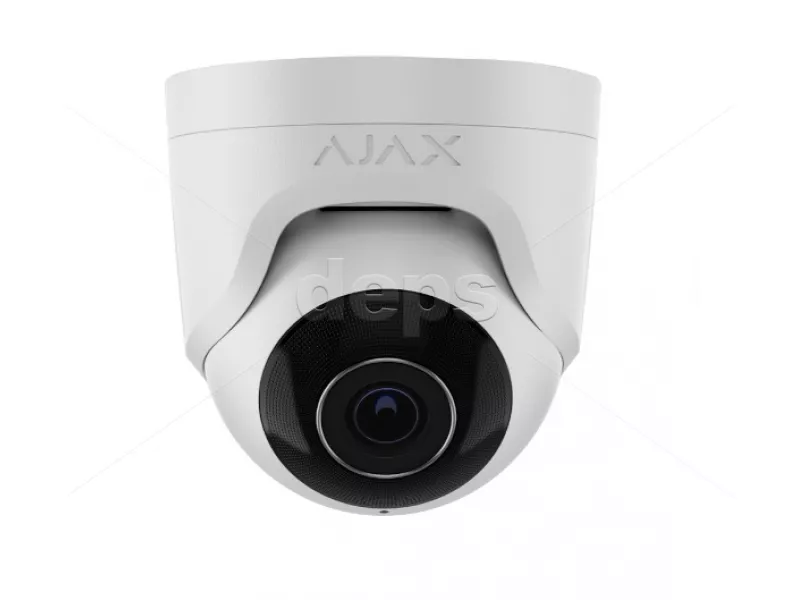 Дротові охоронні IP-камери Ajax TurretCam white TurretCam (8 MP/4 mm) white