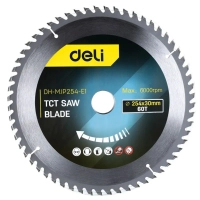 Диск пильный Deli 254 x 30 мм 60T (EDH-MJP254-E1)
