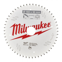 Диск пильный Milwaukee Alu PFTE, диаметр 184х30х2,4мм, 54 зуб. (4932471299)