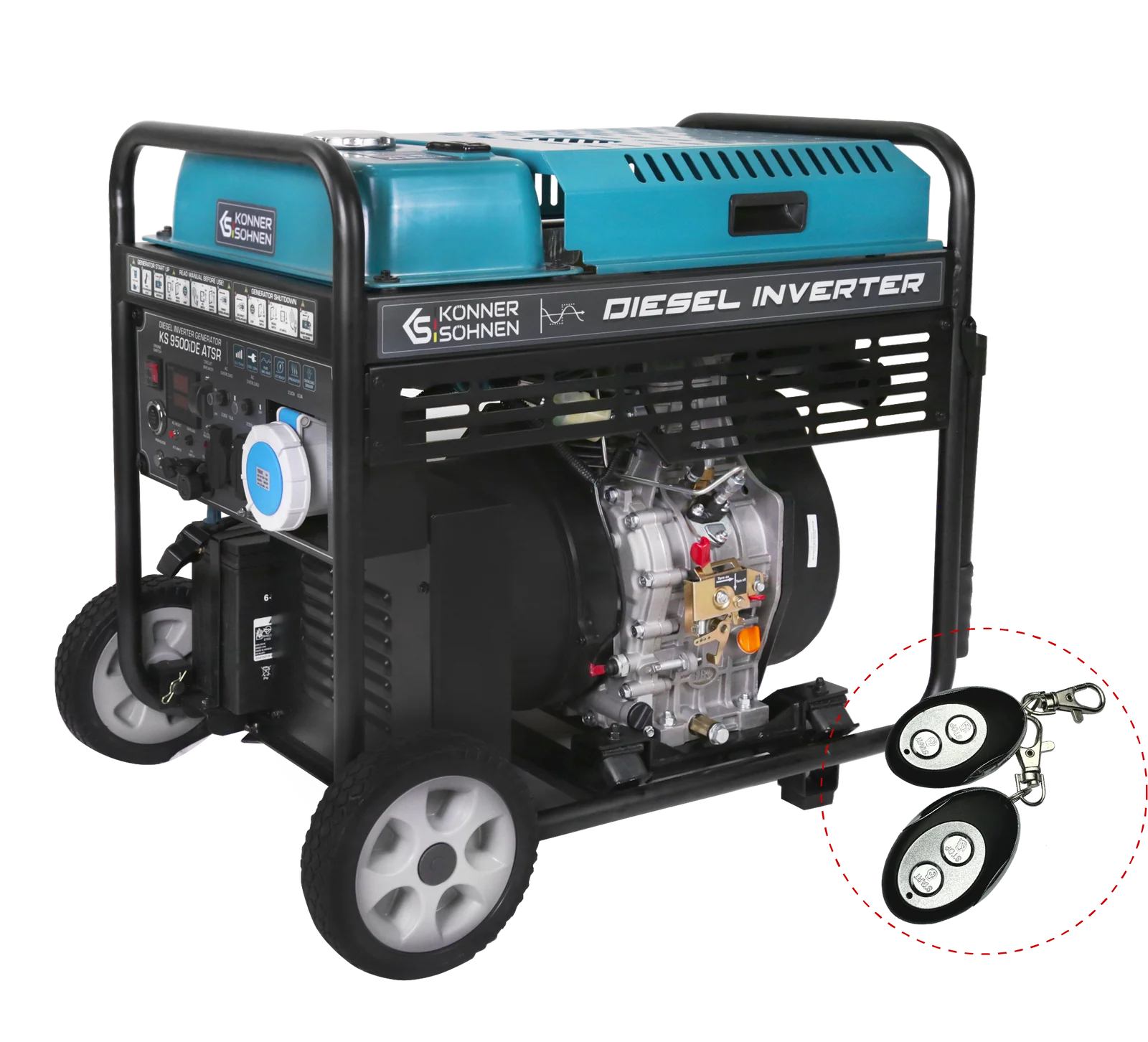 Дизельний інверторний генератор Könner & Söhnen KS 9500iDE ATSR KS 9500iDE ATSR