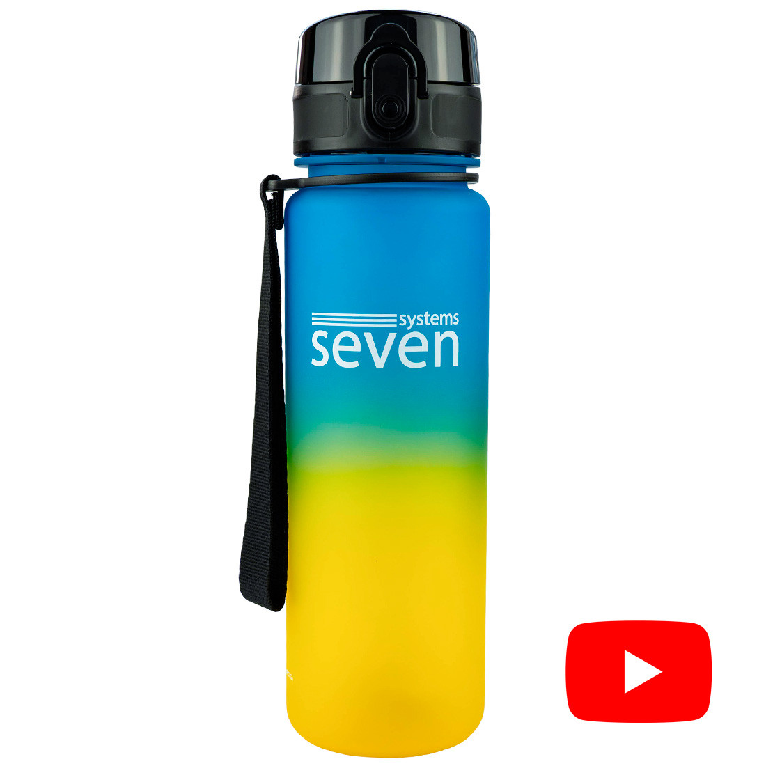 Эко бутылка для воды SEVEN 500 мл спортивная